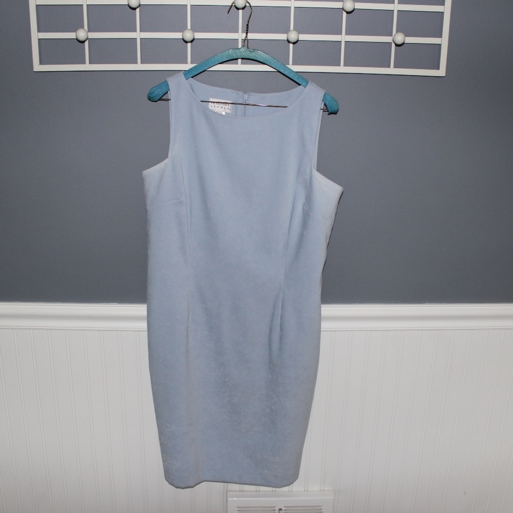 Light Blue Suede Dress
